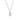 14k White Gold Lab-Grown Diamond Alphabet Initial Pendant Necklace VS Clarity EF Color