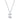 14k White Gold Lab-Grown Diamond Alphabet Initial Pendant Necklace VS Clarity EF Color