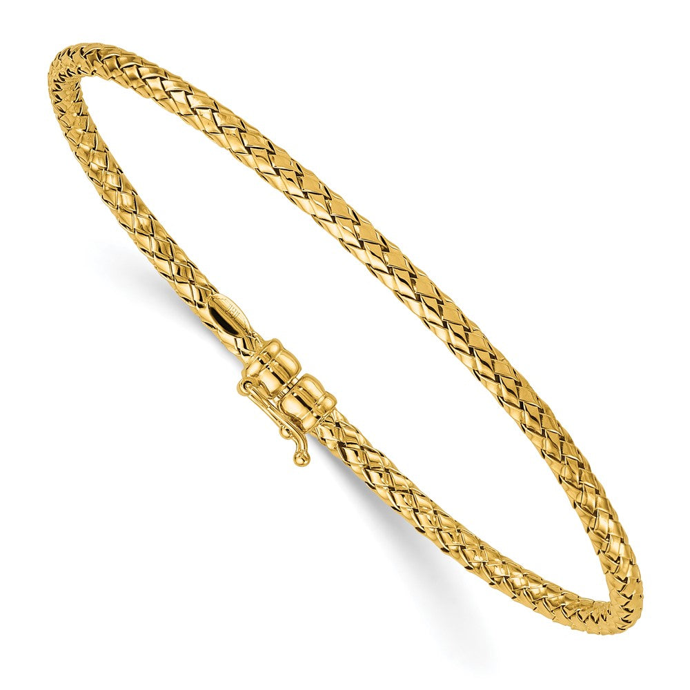 D2D 18K Braided 2.8mm Bangle