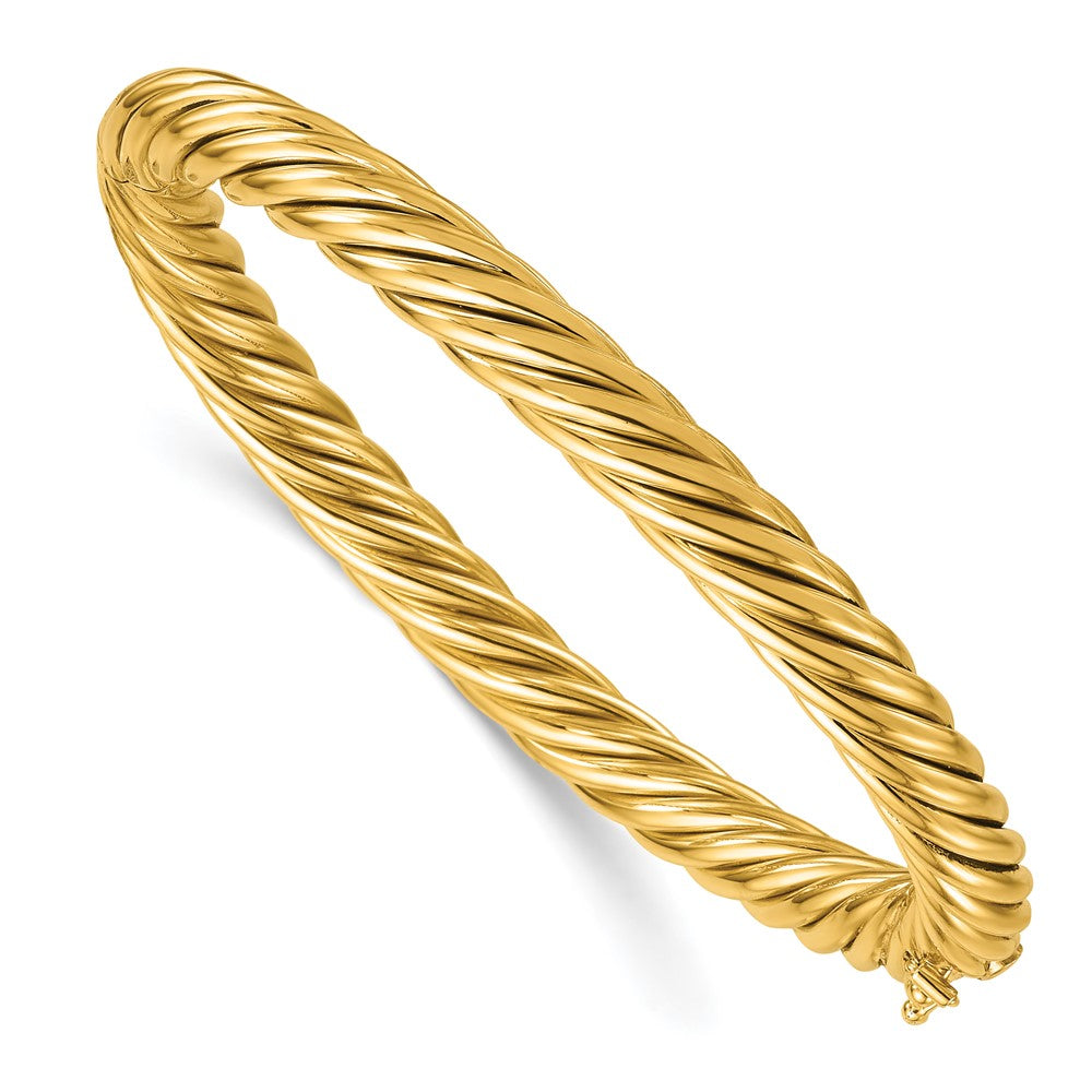 D2D 18K Twisted 6.7mm Bangle