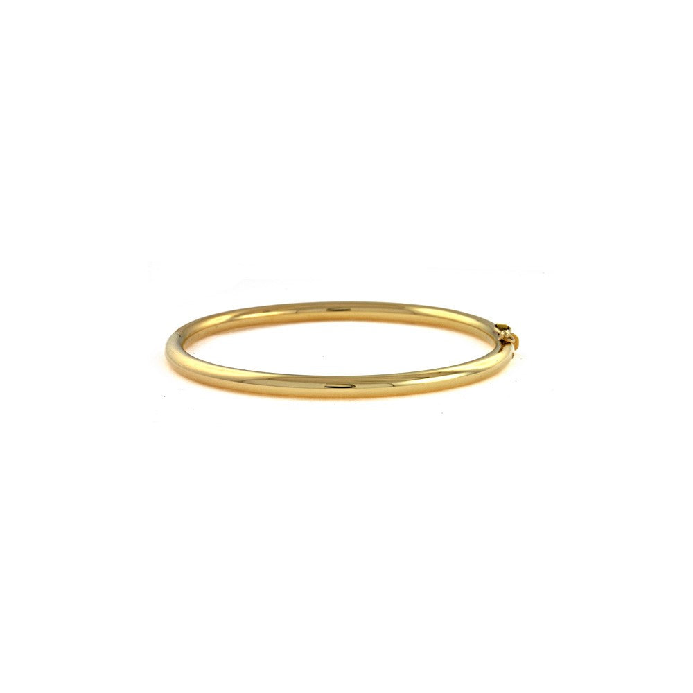 D2D 18K Polished 4mm Bangle