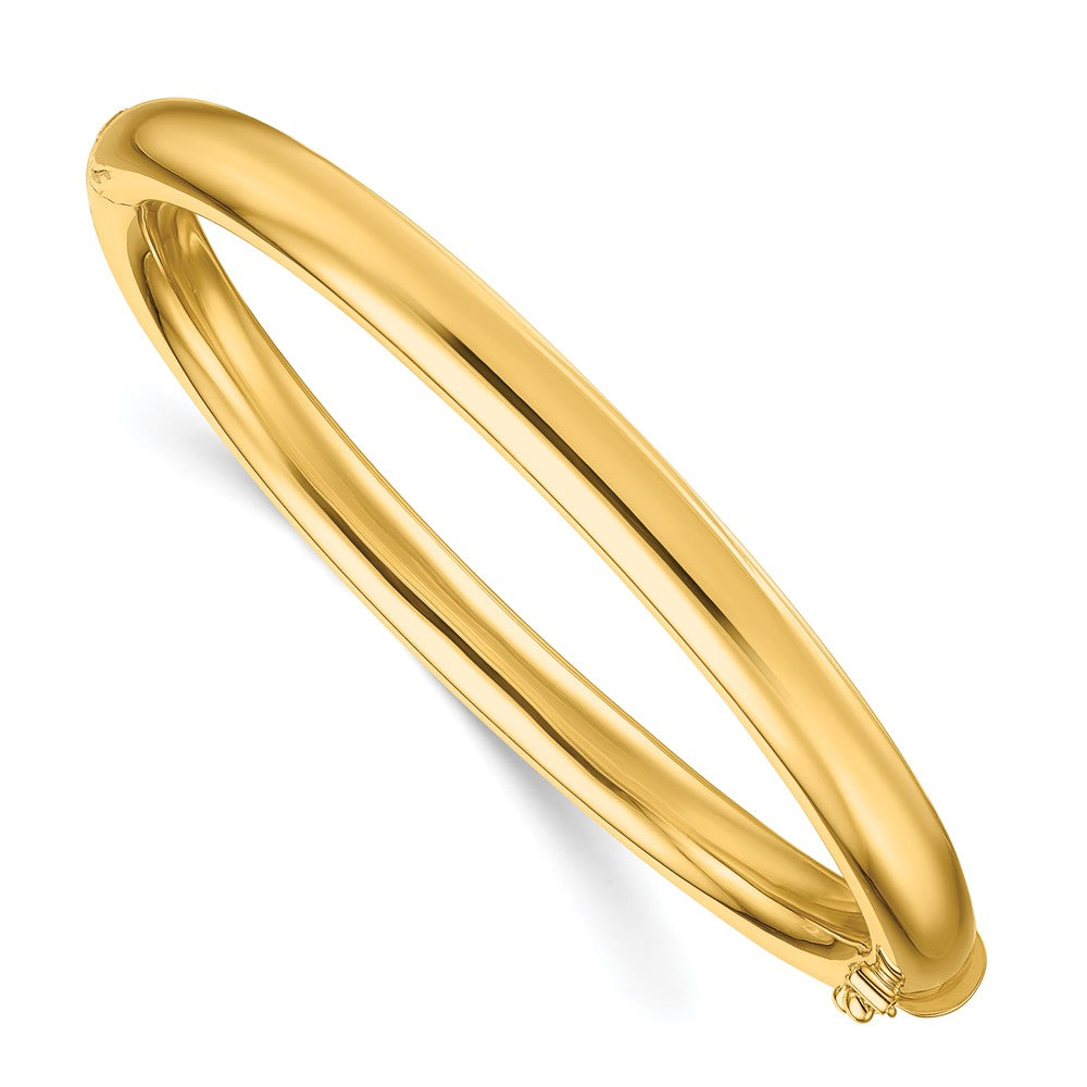 D2D 18K Polished 6.3mm Bangle