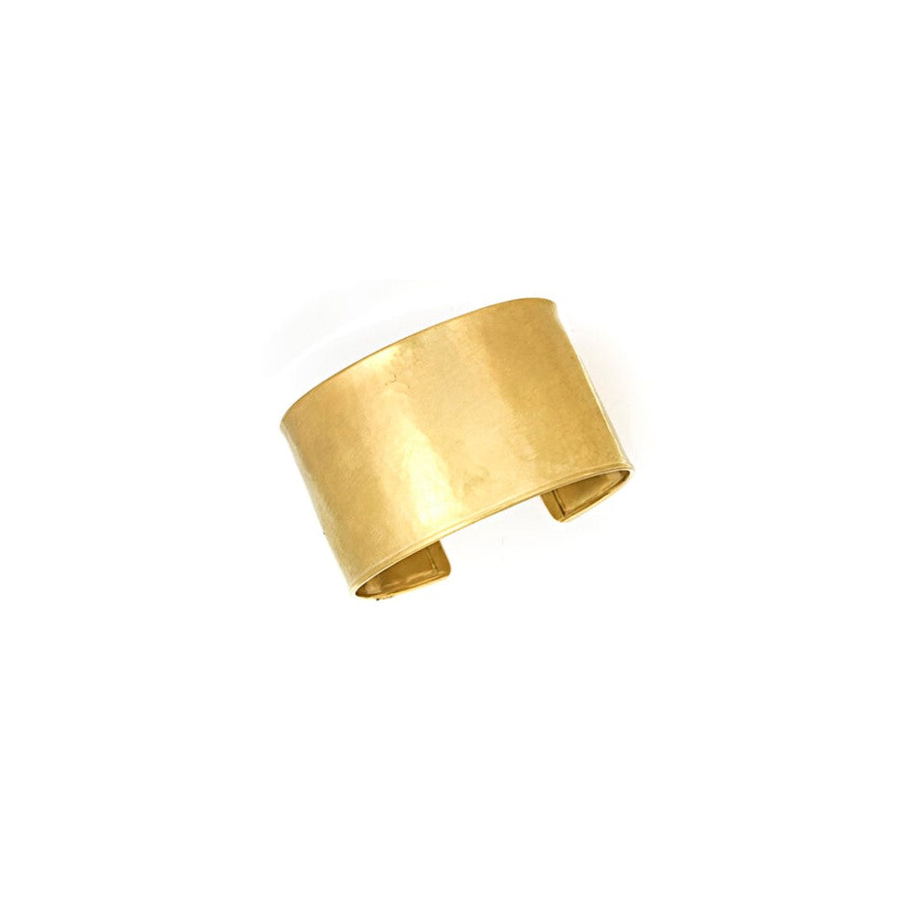 D2D 18K Hammered 37mm Cuff Bangle