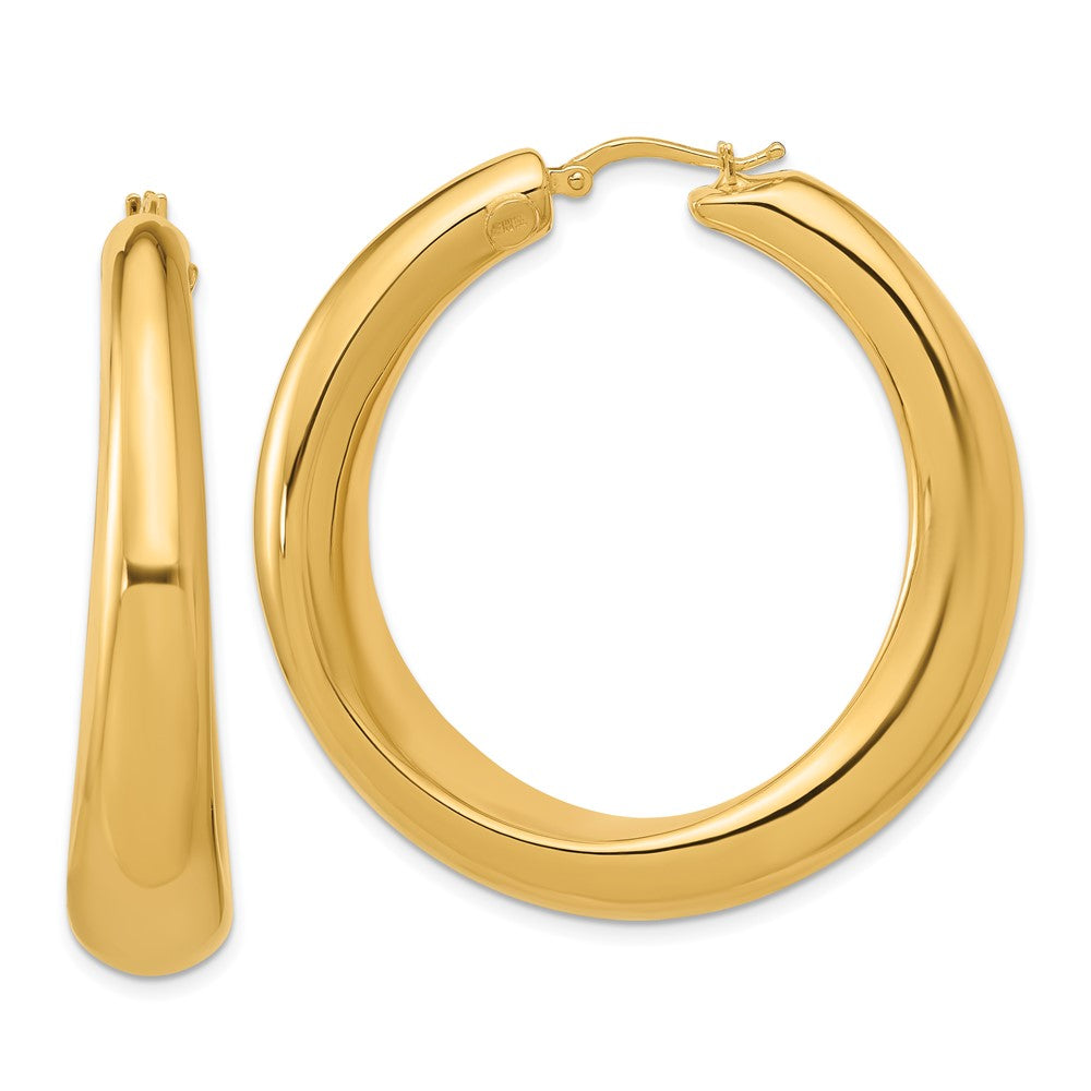 D2D 18K Circle Hoop Earrings