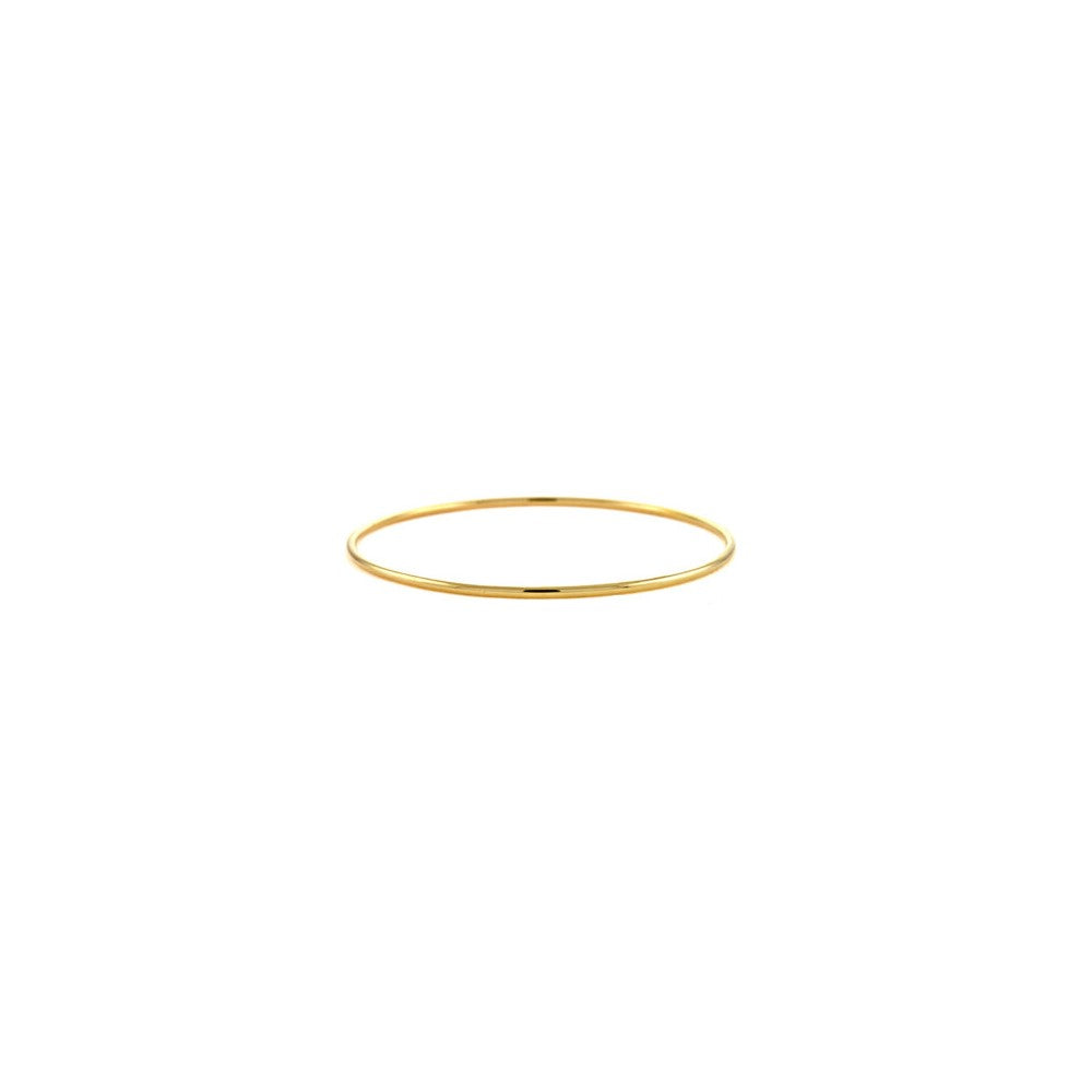 D2D 18K 2mm Slip-on Bangle