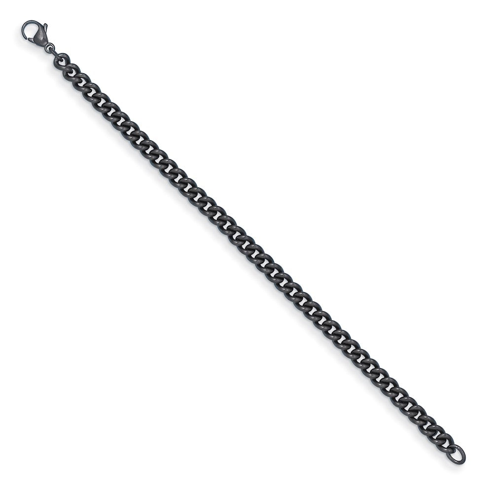 D2D Stainless Steel Black PVD 6.8mm Curb 20 inch Chain